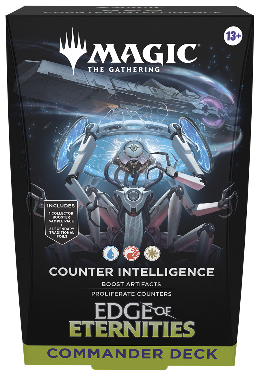 MTG Edge of Eternities - Commander Deck: Counter Intelligence MTG Sealed Magic: The Gathering