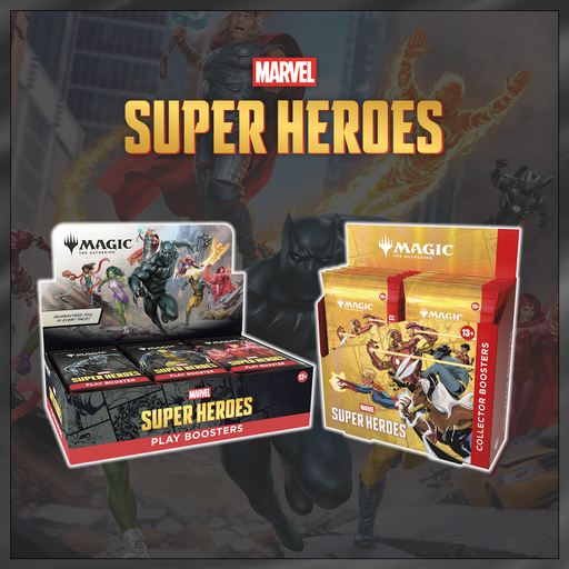 MTG Marvel Super Heroes - Mega Combo (Collector Booster Box + Play Booster Box) (Release Date: June 19) MTG Sealed Magic: The Gathering
