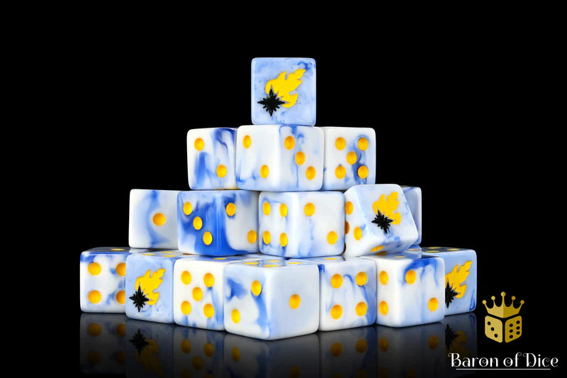 Baron of Dice: "Maelstrom" 25x16mm Square Corner Dice Dice & Gaming Accessories Baron of Dice