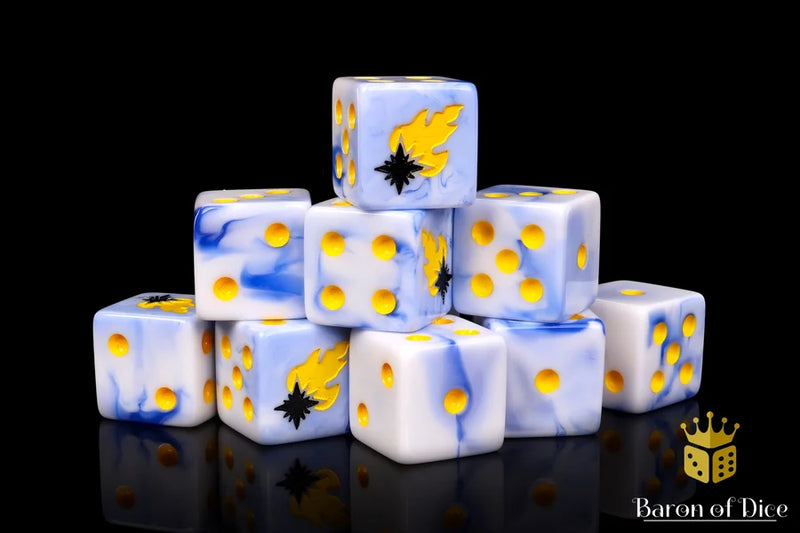 Baron of Dice: "Maelstrom" 25x16mm Square Corner Dice Dice & Gaming Accessories Baron of Dice