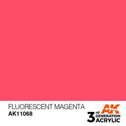 AK Interactive: 3rd Gen Acrylic Fluorescent Magenta 17ml Model Paints AK INTERACTIVE