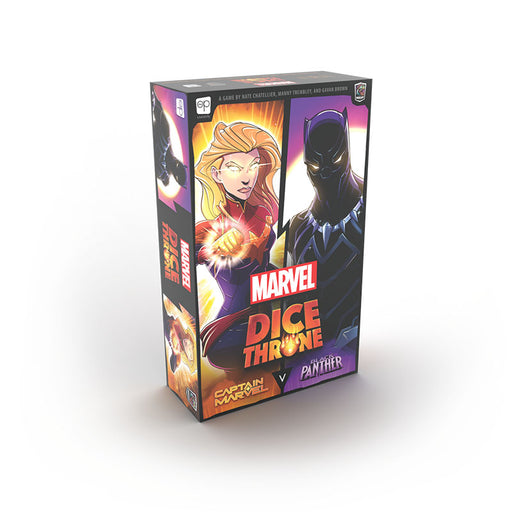 Dice Throne: Marvel 2-Hero Box - Captain Marvel & Black Panther Board Games Roxley Games   