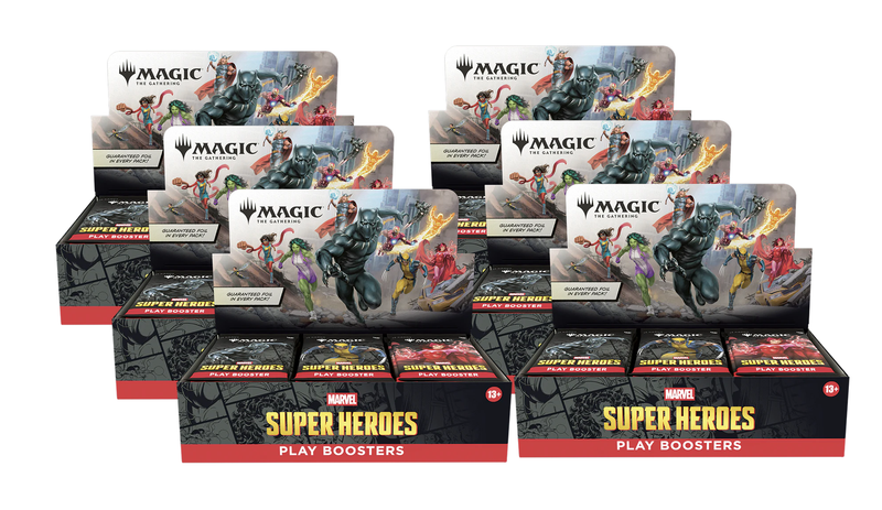 MTG Marvel Super Heroes - Play Booster Box Case (6 Boxes) (Release Date: June 19)