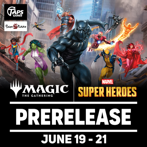 MTG Marvel Superheroes Prerelease - Entry Ticket [Booster Draft] (Saturday, June 20 @ 6:00pm) Event Taps Games