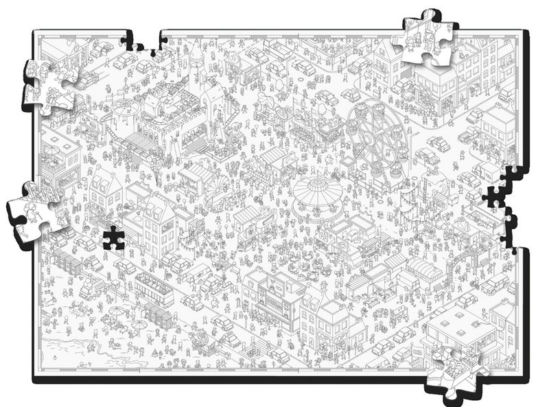 MicroMacro Jigsaw: Funfair Board Games Spielwiese