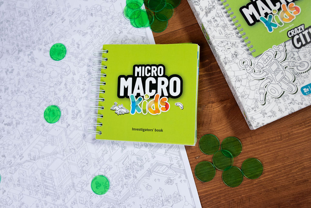 MicroMacro Kids: Crazy City Park Board Games Spielwiese