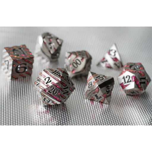 Forged Gaming: Metal 7-Die Set - "Molten Ore" Dice & Gaming Accessories Forged Gaming