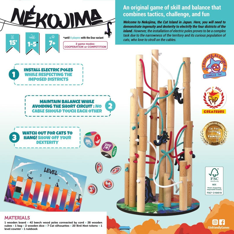 Nekojima Board Games Unfriendly Games   