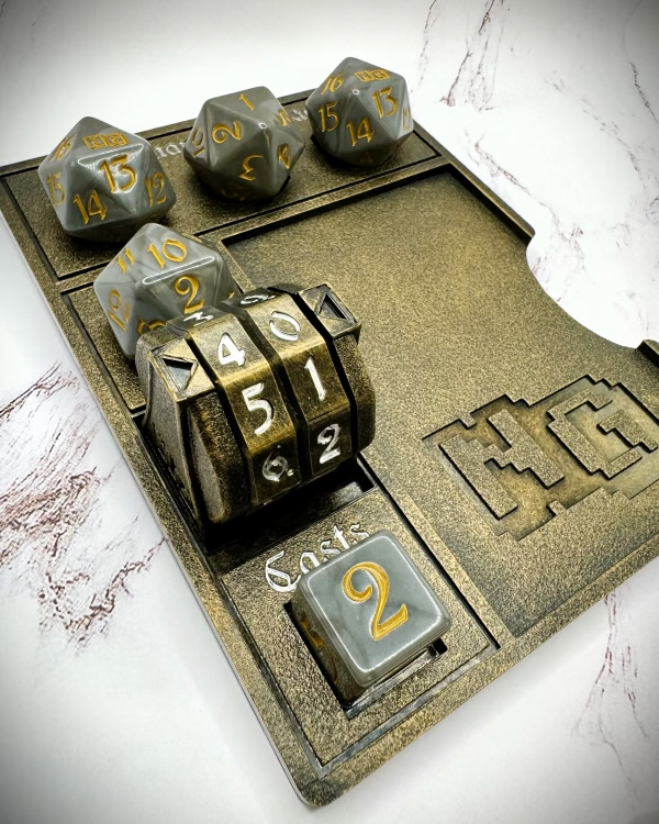 Nerd Gear: The Commander Essentials Kit - Ancient Bronze Dice & Gaming Accessories Nerd Gear