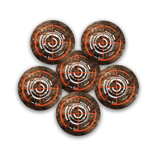 Frontline Gaming: Objective Markers - New World (Orange) Terrain FLG   