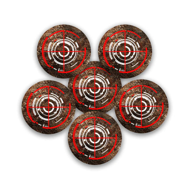 Frontline Gaming: Objective Markers - New World (Red) Terrain FLG   