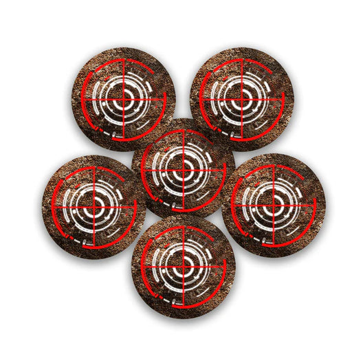 Frontline Gaming: Objective Markers - New World (Red) Terrain FLG   