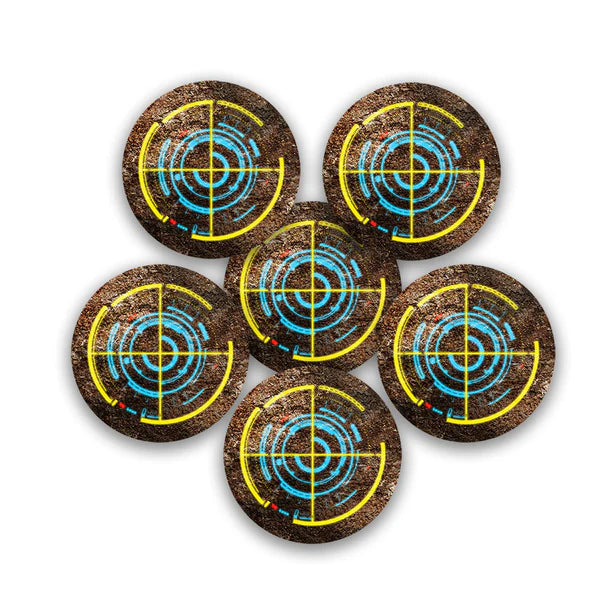 Frontline Gaming: Objective Markers - New World (Yellow) Terrain FLG   