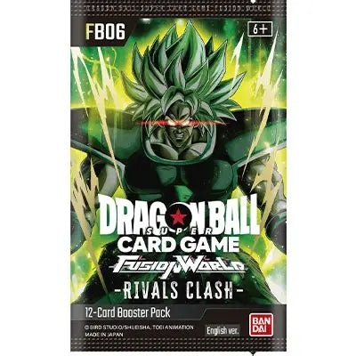 Dragon Ball Super Fusion World: Rivals Clash [FB06] - Booster Pack Dragon Ball Super Sealed Dragon Ball Super