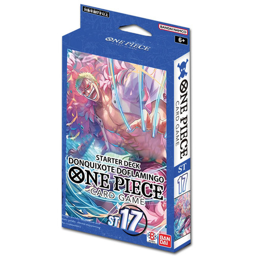 One Piece: Starter Deck - Blue Donquixote Doflamingo [ST-17] (Limit 2 Per Customer) One Piece Sealed Bandai
