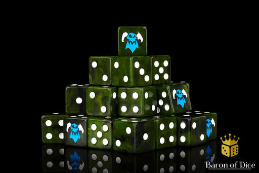 Baron of Dice: "Orc Looters" 25x16mm Square Corner Dice Dice & Gaming Accessories Baron of Dice
