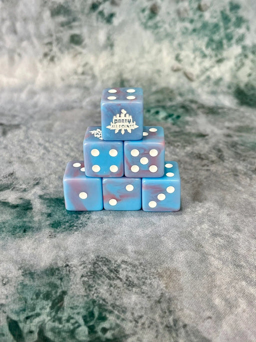 Baron of Dice: "Party At The Allpoints" 25x16mm Square Corner Dice Dice & Gaming Accessories Baron of Dice