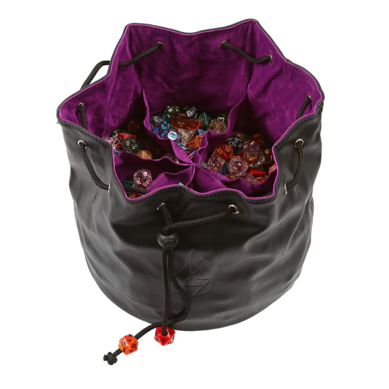 Forged Gaming: Pouch of the Endless Hoard Dice Bag (Black/Purple) Dice & Gaming Accessories Forged Gaming
