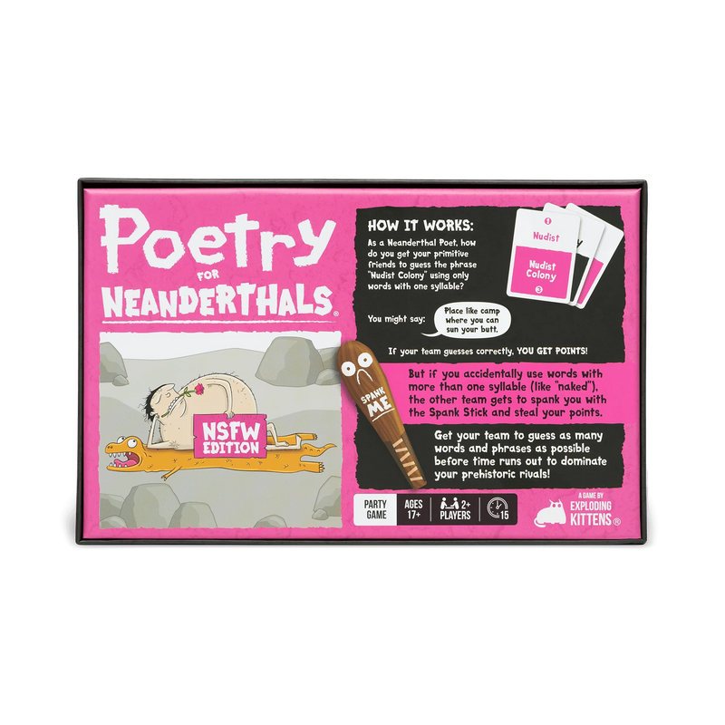 Poetry For Neanderthals: NSFW Edition Board Games Exploding Kittens