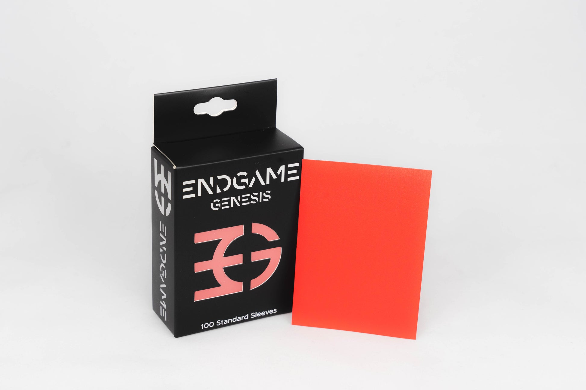 ENDGAME: Genesis Sleeves - Poppy Red 100Ct Card Sleeves ENDGAME