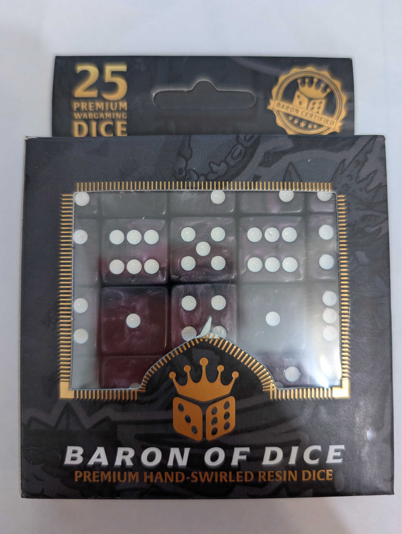 Baron of Dice: "Universal - Celestial" 25x16mm Square Corner Dice