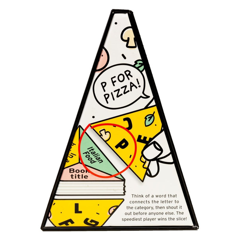 P Is For Pizza Board Games Big Potato Games