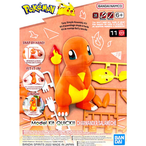 Bandai Spirits: Pokémon Model Kit Quick! Charmander Toys & Plushes Bandai   