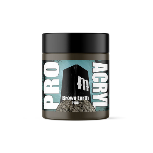 Monument Hobbies: Pro Acryl Basing Textures - Brown Earth Fine Basing Materials Warp Speed Distribution