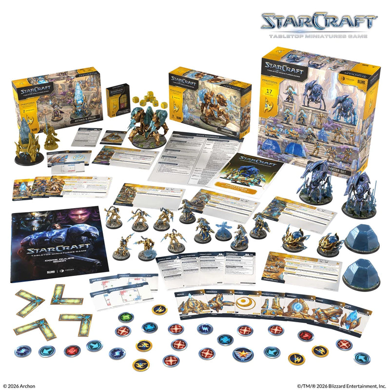 [PREORDER] StarCraft: Tabletop Miniatures Game - Protoss Bundle