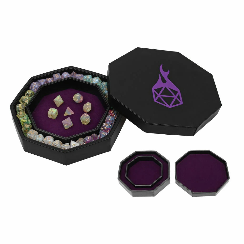 Forged Gaming: Dice Arena Premium Dice Tray (Purple) Dice & Gaming Accessories Forged Gaming
