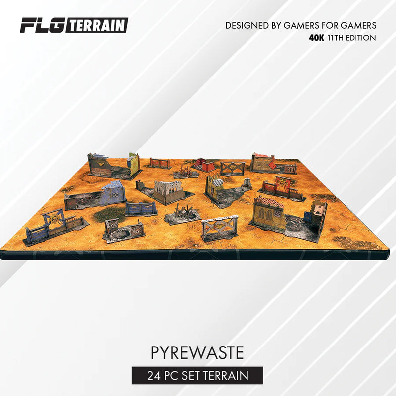 FLG Full Colour Terrain: Pyrewaste with Bases - 11th Edition