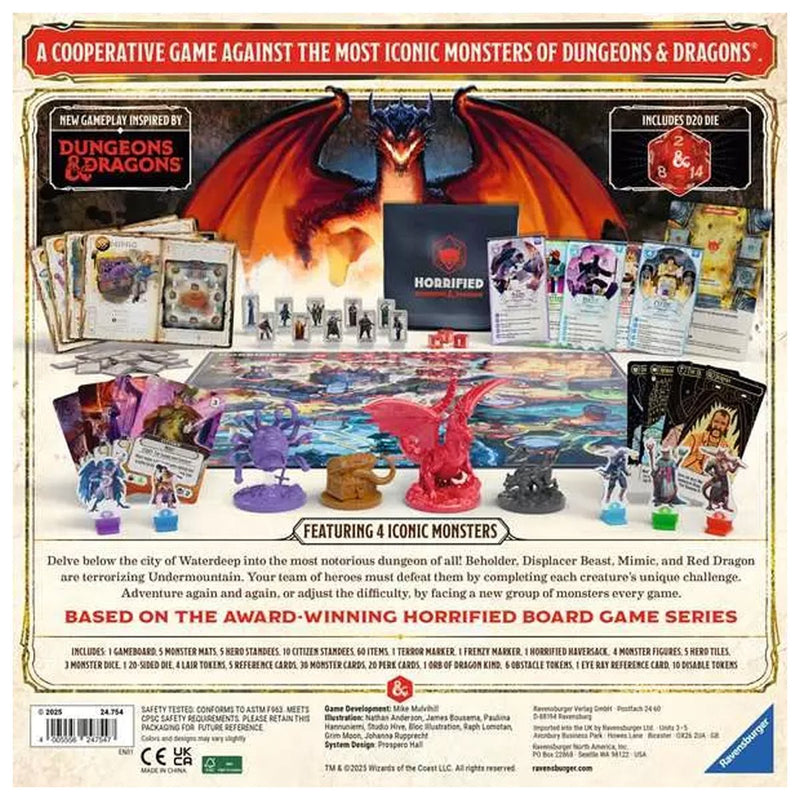 Horrified: Dungeons & Dragons Board Games Ravensburger