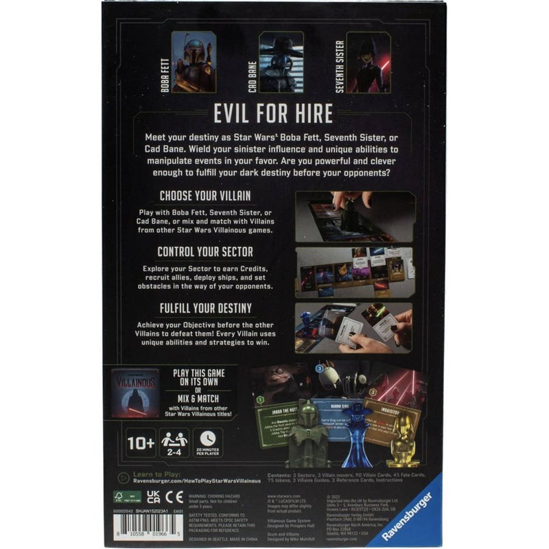 Disney Villainous: Scum & Villainy (Star Wars) Board Games Ravensburger   