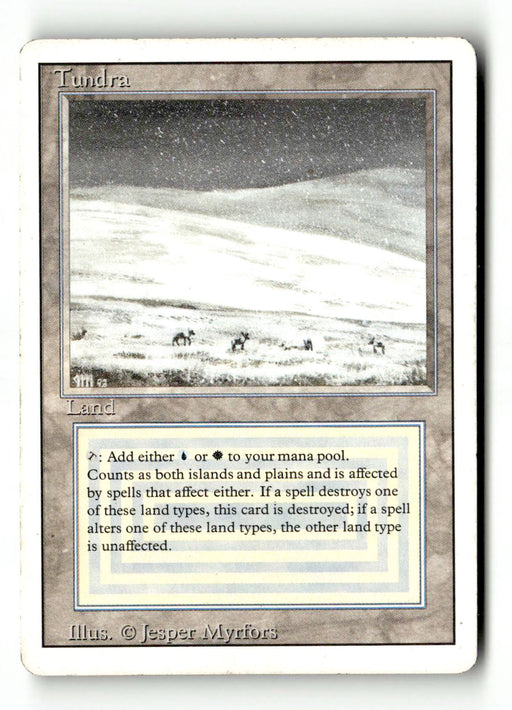 Tundra (3ED-289) [Revised Edition] - Scan (RD-002) High End MTG Single Magic: The Gathering