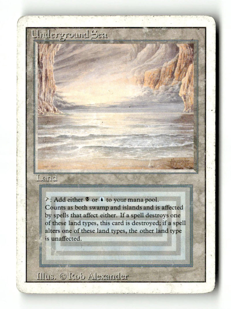 Underground Sea (3ED-290) [Revised Edition] - Scan (RD-003) High End MTG Single Magic: The Gathering