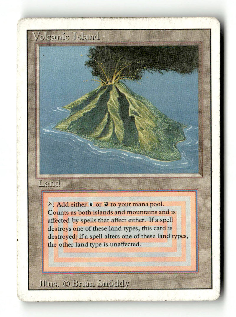 Volcanic Island (3ED-291) [Revised Edition] - Scan (RD-006) High End MTG Single Magic: The Gathering