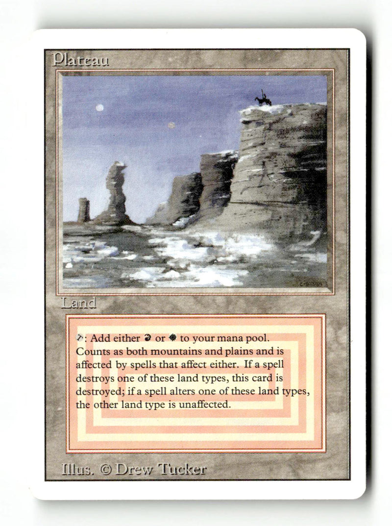 Plateau (3ED-284) [Revised Edition] - Scan (RD-007) High End MTG Single Magic: The Gathering
