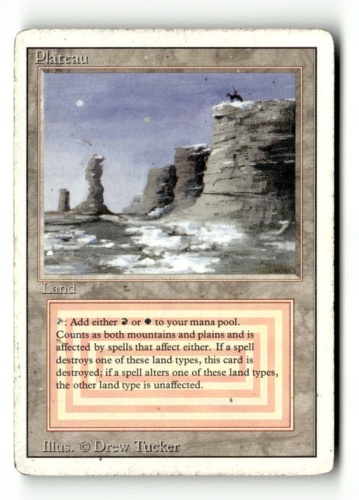 Plateau (3ED-284) [Revised Edition] - Scan (RD-008) High End MTG Single Magic: The Gathering