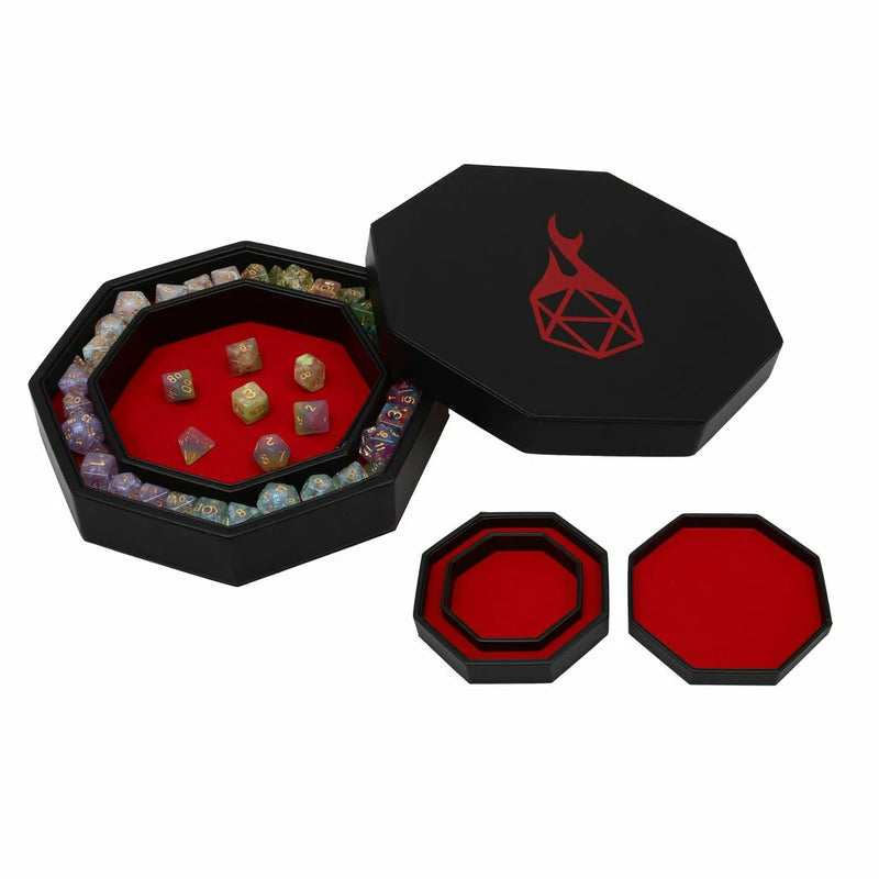 Forged Gaming: Dice Arena Premium Dice Tray (Red) Dice & Gaming Accessories Forged Gaming