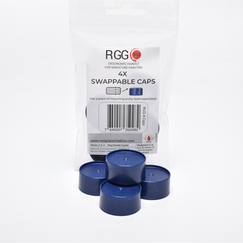 RedGrass Games: Painting Handle 4x Additional Caps Basing Materials RedGrass Games