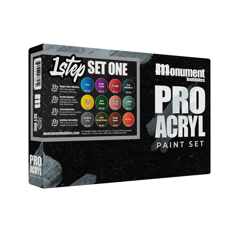Monument Hobbies: Pro Acryl - 1-Step Paint Set #1
