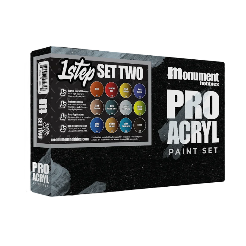 Monument Hobbies: Pro Acryl 1-Step - Paint Set #2