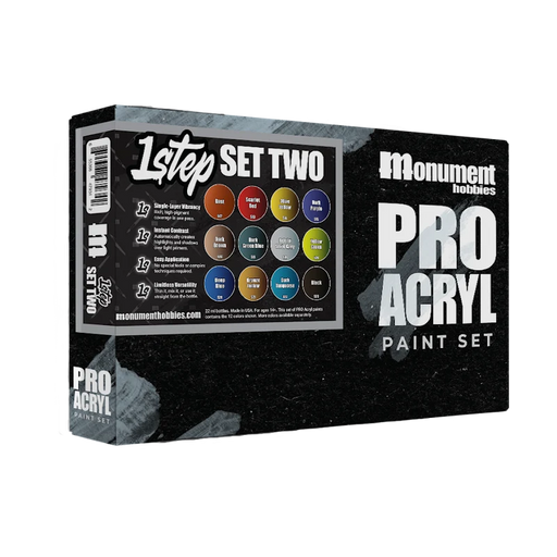 Monument Hobbies: Pro Acryl 1-Step - Paint Set #2 Model Paints Warp Speed Distribution