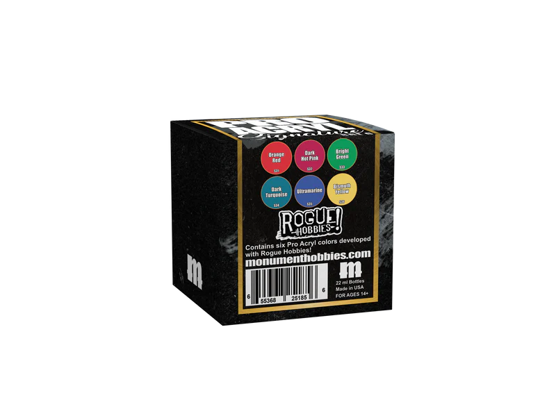 Monument Hobbies: Pro Acryl - Signature Series Set 6 Rogue Hobbies Model Paints Warp Speed Distribution
