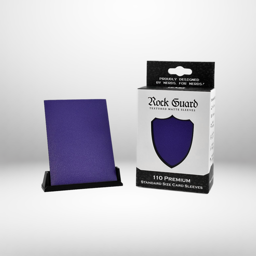 Nerd Gear: Rock Guard Premium Sleeves - Purple Card Sleeves Nerd Gear