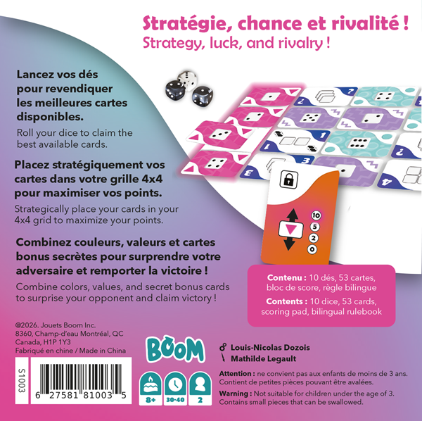 Roll'n Bump Duel Board Games Boom