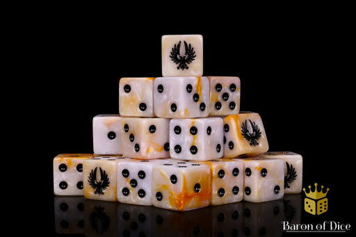 Baron of Dice: "Lightning Eagle" 25x16mm Square Corner Dice Dice & Gaming Accessories Baron of Dice
