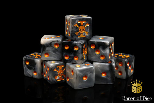 Baron of Dice: "Inquisition" 25x16mm Square Corner Dice Dice & Gaming Accessories Baron of Dice
