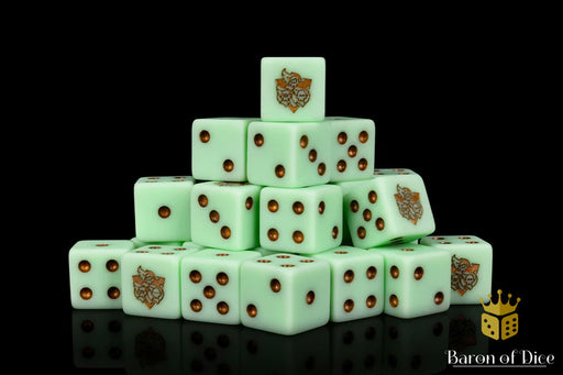 Baron of Dice: "Disgustingly Resilient" 25x16mm Square Corner Dice Dice & Gaming Accessories Baron of Dice