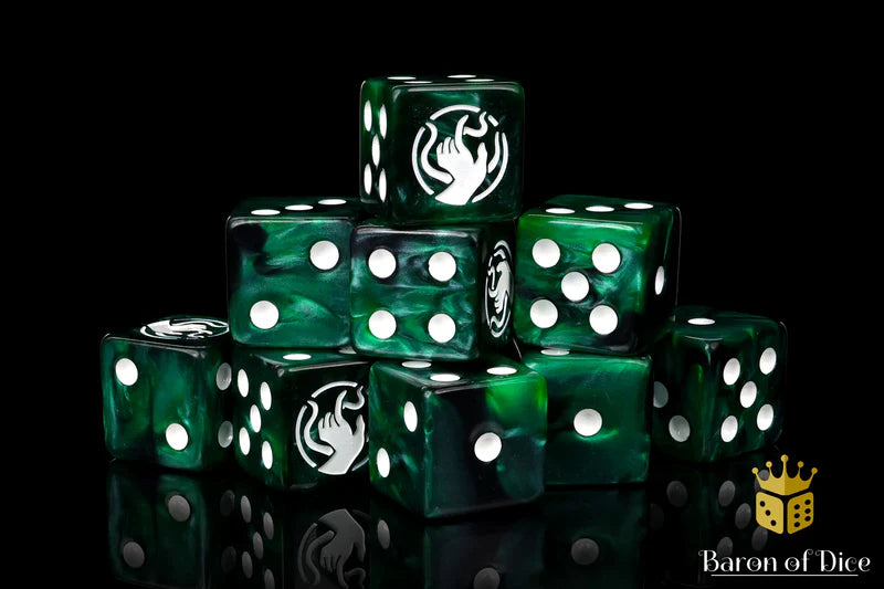 Baron of Dice: "Flesh Coven" 25x16mm Square Corner Dice Dice & Gaming Accessories Baron of Dice